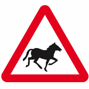 Wild horses sign