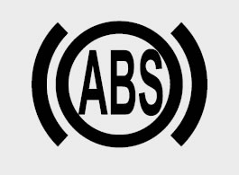 Kia Anti-lock brake system (ABS) dashboard warning light